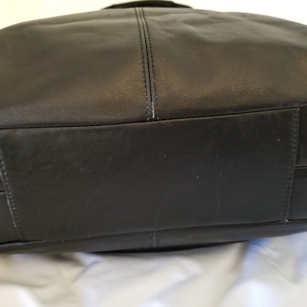 Authentic Coach Black Soft Leather Hobo Campbell Shoulder Bag Purse 2013 - Picture 11 of 13